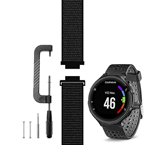 Compatible with Garmin Forerunner 235 Band Replacement Sport Mesh Strap Also for Forerunner 735XT watch band Nylon Weave Watchband