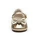 Dream Pairs ANGEL-22 Mary Jane Front Bow Heart Rhinestone Buckle Ballerina Flat (Toddler/ Little Girl) New, Gold, 9 M US Toddler