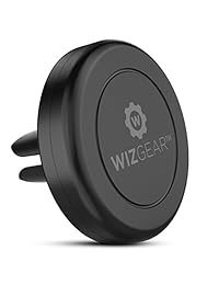 WizGear Soporte universal de teléfono para ventilación de auto con tecnología de montaje sencillo para smartphones y tabletas (tamaño mini), color negro