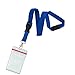 5 Pack - Premium Quick Release Lanyards with Detachable Buckle & Heavy Duty Waterproof Badge Holders by Specialist ID (Royal)