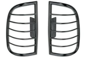 BLACK HORSE OFF ROAD Black Horse 7G112106A Black Tail Light Guard, 1 Pack