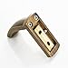 BigBig Home Brass Towel Hook, Antique Brass Bathroom Wall Robe Hooks Vintage Mounted, Antique Coat Clothes Hooks 2 Pack