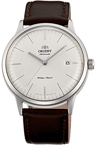 Orient-Mens-Stainless-Steel-Automatic-Watch-with-Leather-Strap-Brown-22-Model-FAC0000EW0