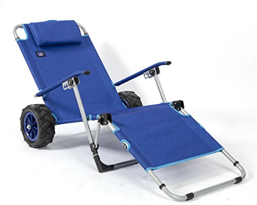 Mac Sports Beach Day Lounger (BD-100) Blue, 1 Size,