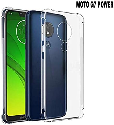 AVICA® Soft Silicon Clear Flexible Perfect Fitting Transparent TPU Cover for Motorola Moto G7 Power