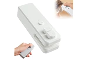 PUSKIU Mini Bag Sealer, 2024 Upgrade Handheld Heat Vacuum Sealer 2 in 1 Bag Sealer and Cutter Magnetic USB Rechargeable Mini Sealing Machine Heat Seal Tool for Plastic Bags Snack Bags