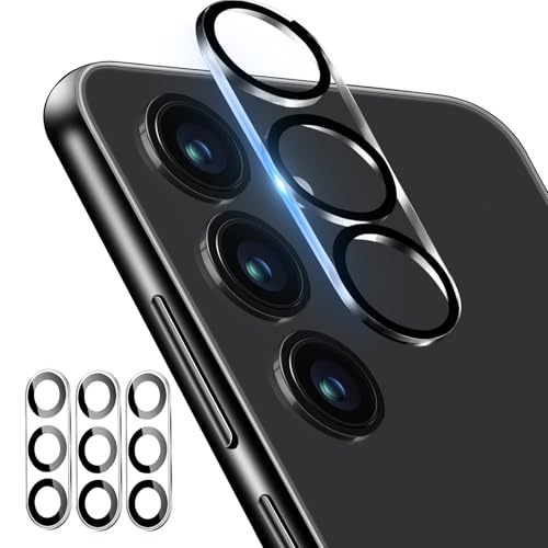 3 Pack Camera Lens Protector for Samsung Galaxy S25, Tempered Glass Camera Protector Lens Cover, Ultra HD, 9H Hardness, Anti-Scratch, Case Friendly, Easy to Install [No Affect on Night Shots]