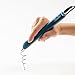 3Doodler Create+ 3D Printing Pen for Teens, Adults & Creators! - Marine Blue (2019 Model) - with Free Refill Filaments + Stencil Book + Getting Started Guide