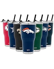 Simple Modern Licensed Cruiser Tumbler/NFL Tumbler with Flip Lid and Straw Insulated Stainless Steel Travel Mug Classic