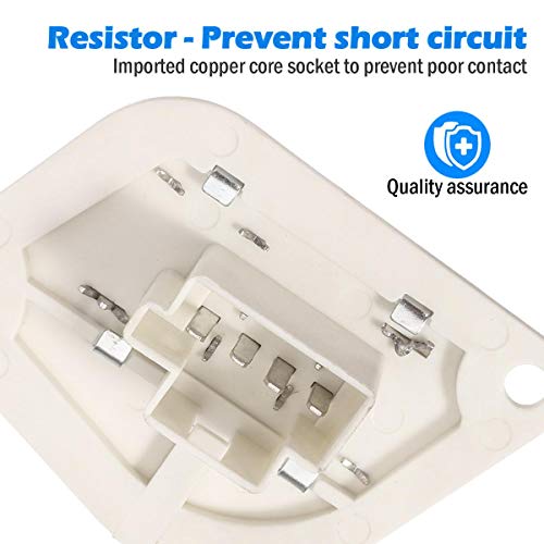 PartsSquare HVAC Blower Motor Resistor Compatible with Jeep Cherokee Fan 1997-2001 Resistor Replacement for Jeep Wrangler 97-06 Blower Resistor RU353 3A1101 CR158 4864957 RU1046 - Thumbnail 2
