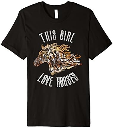 This Girl Love Horses Premium Shirt for Men Women