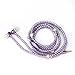 Joint Pearl Necklace Earphone, Universal 3.5mm In-Ear Stereo Pearl Beads Jewelry Headphone Headset Super Bass Music Noise Cancelling Earbuds with Mic For iPhone iPad Mp3 Mp4 and more (Purple)