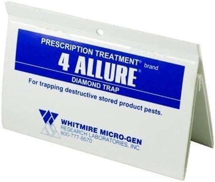 4 Allure Moth Traps 6 Diamond Shaped Pantry Pest Moth Control