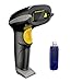 NADAMOO Wireless Barcode Scanner 328 Feet Transmission Distance USB Cordless 1D Laser Automatic Barcode Reader Handhold Bar Code Scanner with USB Receiver for Store, Supermarket, Warehouse primary