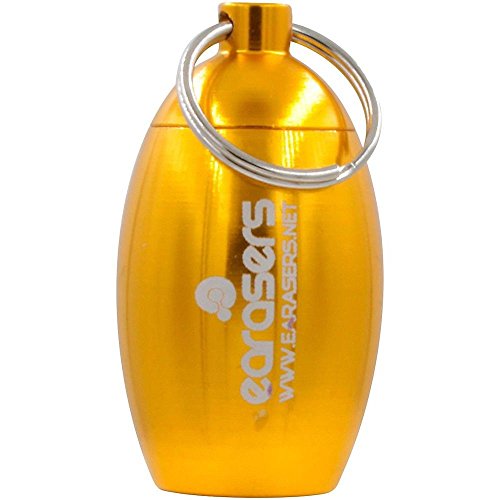 Earasers Ear Plug Carrying Case Gold