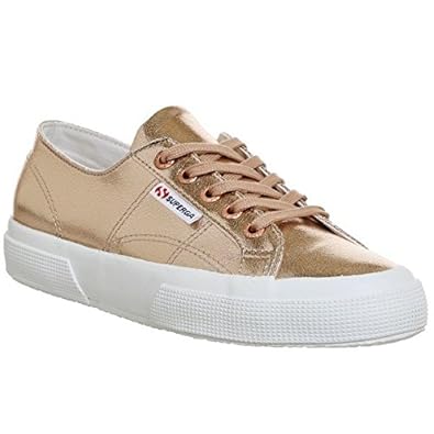 superga gold trainers