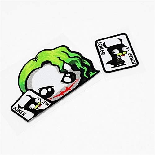 Car Styling Decals Funny Zombie Joker Batman Cartoon Auto Motorcycle Sticker 3M