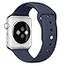 Apple Watch Band, Perman Sports Comfort Smooth Silicone Replacement Smart Watch Bracelet Strap Band Watchband for Apple Watch 42mm Dark Blue