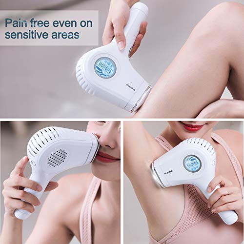 IPL Hair Removal Device Veme 500000 Flashes ICE Cooling Home Use Hair Remover for Face, Armpits, Bikini Line, Legs