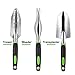 CRENOVA 7 Piece Garden Tools Set, Stainless Steel Heavy Duty Gardening Kit with Soft Rubberized Non-Slip Handle, Durable Storage Tote Bag and Pruning Shears, Best Garden Gift for Women & Men