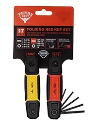 Texas Best   Juego de llaves hexagonales plegables (2 unidades)