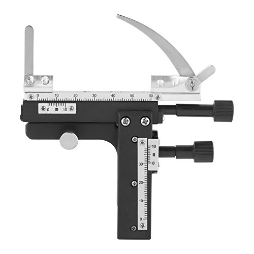 Mechanical X-Y Moveable Stage Caliper with Scale for Microscope - 11.5 x 12.5cm (0.45 x 0.49in)