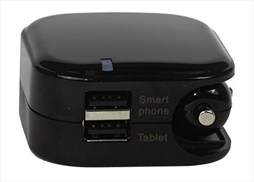 PowerXcel FCA-24-6002 2-In-1 Auto And Home Dual USB Charger