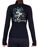 ny2 Sportswear Figure Skating Polartec Polar Fleece Jacket with Rhinestones JS100