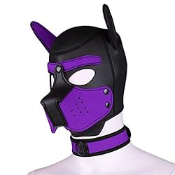Adults Neoprene Puppy Hood Mask with