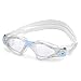 Aquasphere Kayenne Swimming Goggles, Made in Italy -Clear Fog Free Vision, Leak Proof, Adjustable Strap, Custom Fit for Women