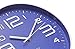 SonYo Indoor Big 3D Number Quartz Silent Non Ticking Wall Clock Quiet Sweep Movement Decorative Battery Operated 10 Inch Blue