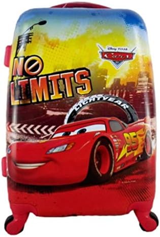 CAR Pixar RED Color 55 CMS Polycarbonate Hard Sided Luggage with Neck Pillow(GD16RGT020)