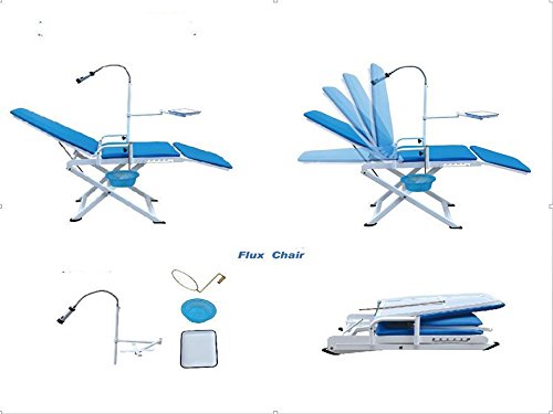 Dental Portable Folding Chair Mobile Unit GU-P109A with LED Operation Light Lamp + Waste Basin +Basin Support by Purple-Violet - Thumbnail 3