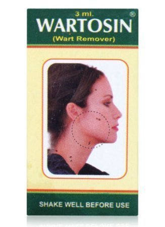 Best Selling herbal Wart Remover -1+1 FREE Wartosin Lotion for Warts Elevated Mole Skin Tag Removal 3Ml
