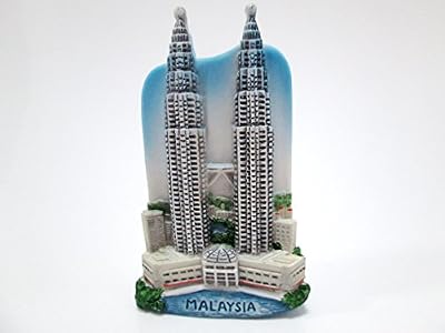 Petronas Tower Malaysia 3d New Fridge Magnet Souvenir Ceramic Resin Gift