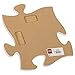 P. Graham Dunn Home Sweet Home White Distressed Wood Look 12 x 12 Inch Wood Puzzle Piece Wall Plaque
