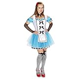 Classic Alice Adult with Thigh Highs, Glovelettes & Hair Clip Costume
