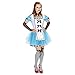 Classic Alice Adult with Thigh Highs, Glovelettes & Hair Clip Costume