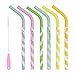 Freshlove Reusable Smoothie Straws (x6) for Healthy Teeth. (A)