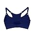 Cake Lingerie Women's Nursing Bra Wireless Cotton Candy Seamless Maternity Bra Racerback Medium Navy