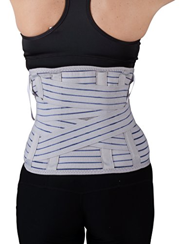 Lumbar Back Brace by Soles — Lumbosacral Back Support — Adjustable, Breathable Corset — Unisex, One Size Fits Most — Reduces Back Pain, Supports Core Strength — Comfortable Design