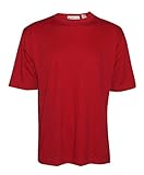 Match Play Men's Hang Em Cool S/S Mock Neck Golf Shirts for Bobby D Collection (Red, L)