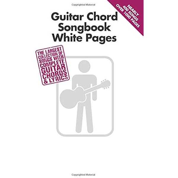 Amazon Com Guitar Chord Songbook White Pages Guitare Hal Leonard Corp Books
