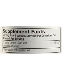 Oregon 's Wild Harvest - Bálsamo de Limón – 90 comprimidos., 706195004068, 1, 1