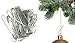 ALAZCO 300 Silver Christmas Holiday Ornament Hooks Hanger Sturdy Metal Wire for All The Holiday Ornaments & Decorations Hanging on Tree Garlands & Wreaths