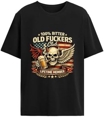 Amazon.com: Funny Vintage Old Fuckers Club 100% Bitter Lifetime