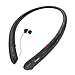 Rioddas Wireless Headphones Retractable Earbuds Sport Neckband Bluetooth headphones HD Stereo Bluetooth 4.1 Earphones w/Mic IPX5 Sweatproof fo Gym Workout Talk Time Up To 15 Hours