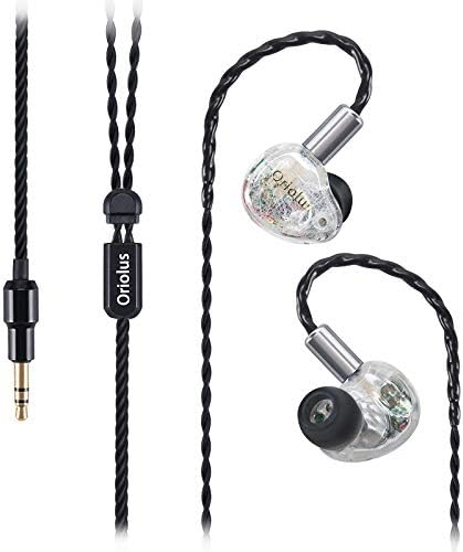 Oriolus Finschi HiFi Edition Earbud Headphones (Clear)