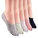 Women's Non-Slip No-Show Socks Low Cut Liner Cotton Socks 7 Pairs