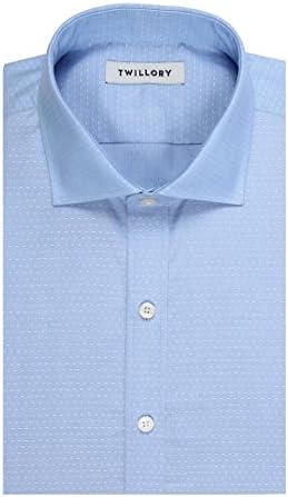 Twillory Mens Tailored Dress Shirt, 15 34/35